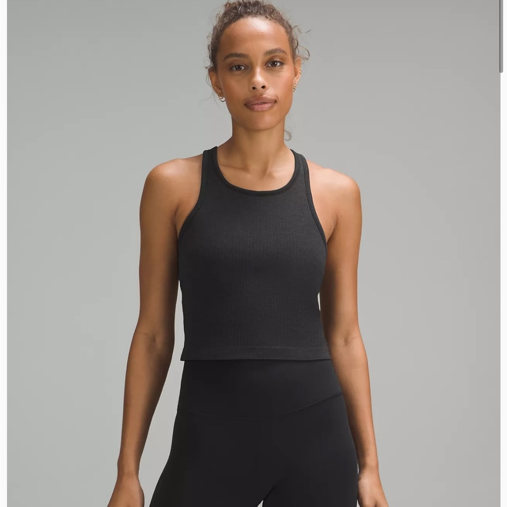 Lululemon ebb to street crop tank